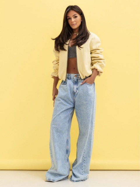 Kurtka bomberka DAISY żółty